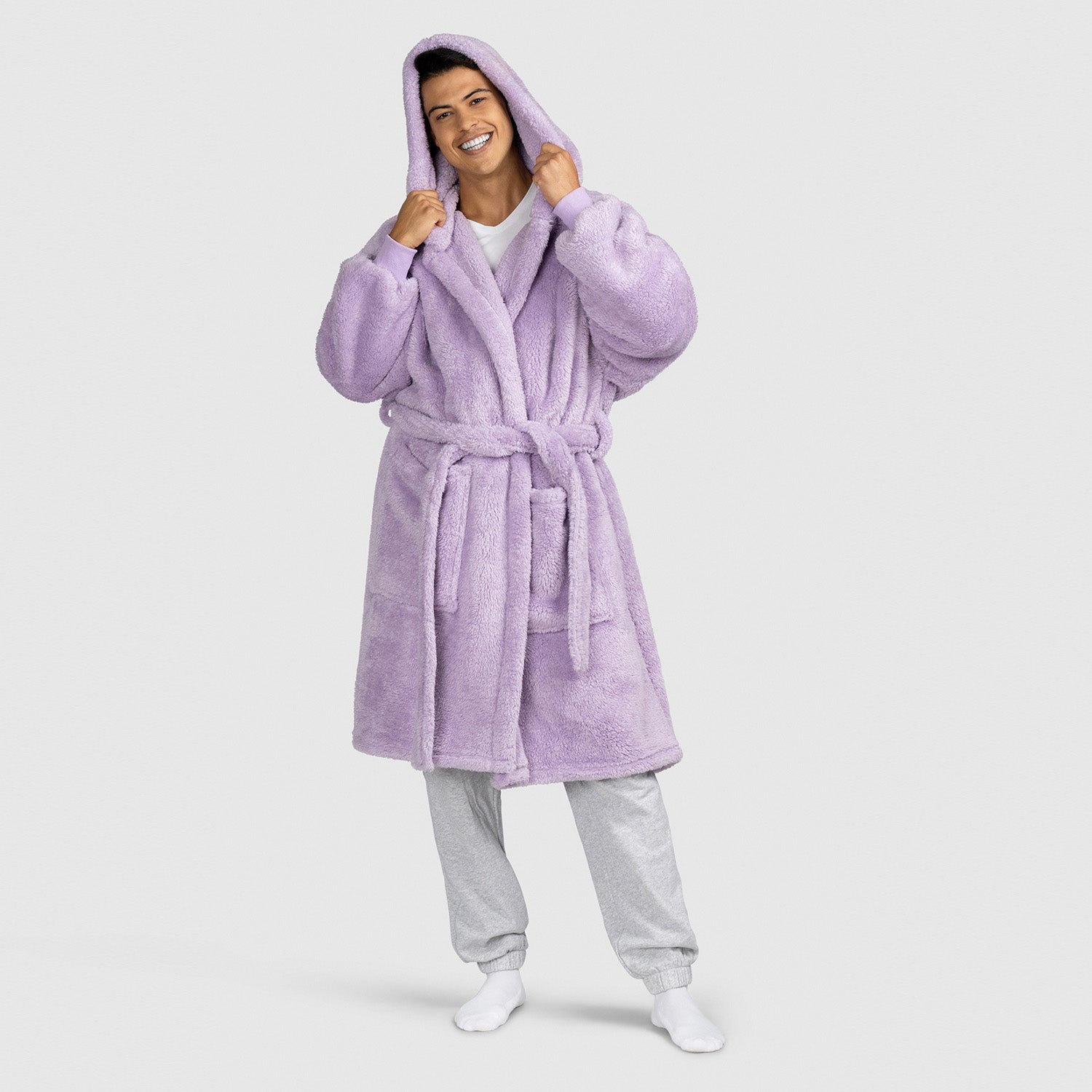 Lavender dressing gown best sale